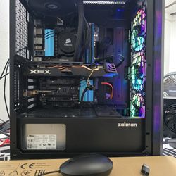 Gaming pc intel i7-4790, rx 580, 16 gb ram, ssd, hdd, wifi, keyboard and mouse 