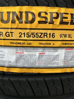 215 55 16 Groundspeed Voyager GT
