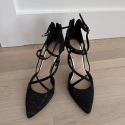 Jewel Badgley Mischka Black Heels Size 7