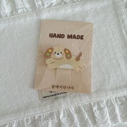 Cute dog hair clip with glitter