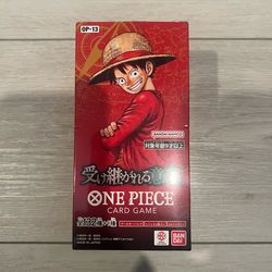 One Piece TCG OP-13 Carrying on His Will Booster Box Japanese