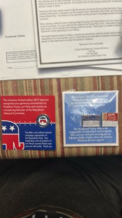 2017 , 2007 ,2008 RNC Limited Edition Lapel Pin Set