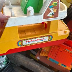 Fisher, Price School Yard Bus Farmhouse, Tugboat And A Few Other Ones