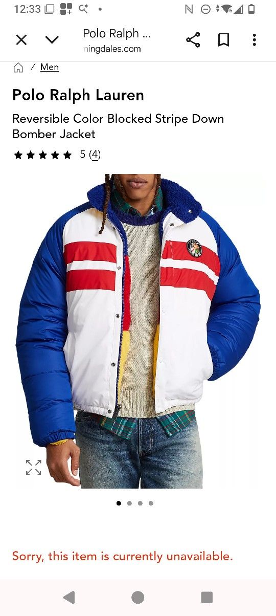 Polo Coat Reversible