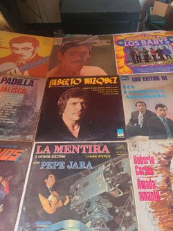 Vintage Spanish vinyl albums
