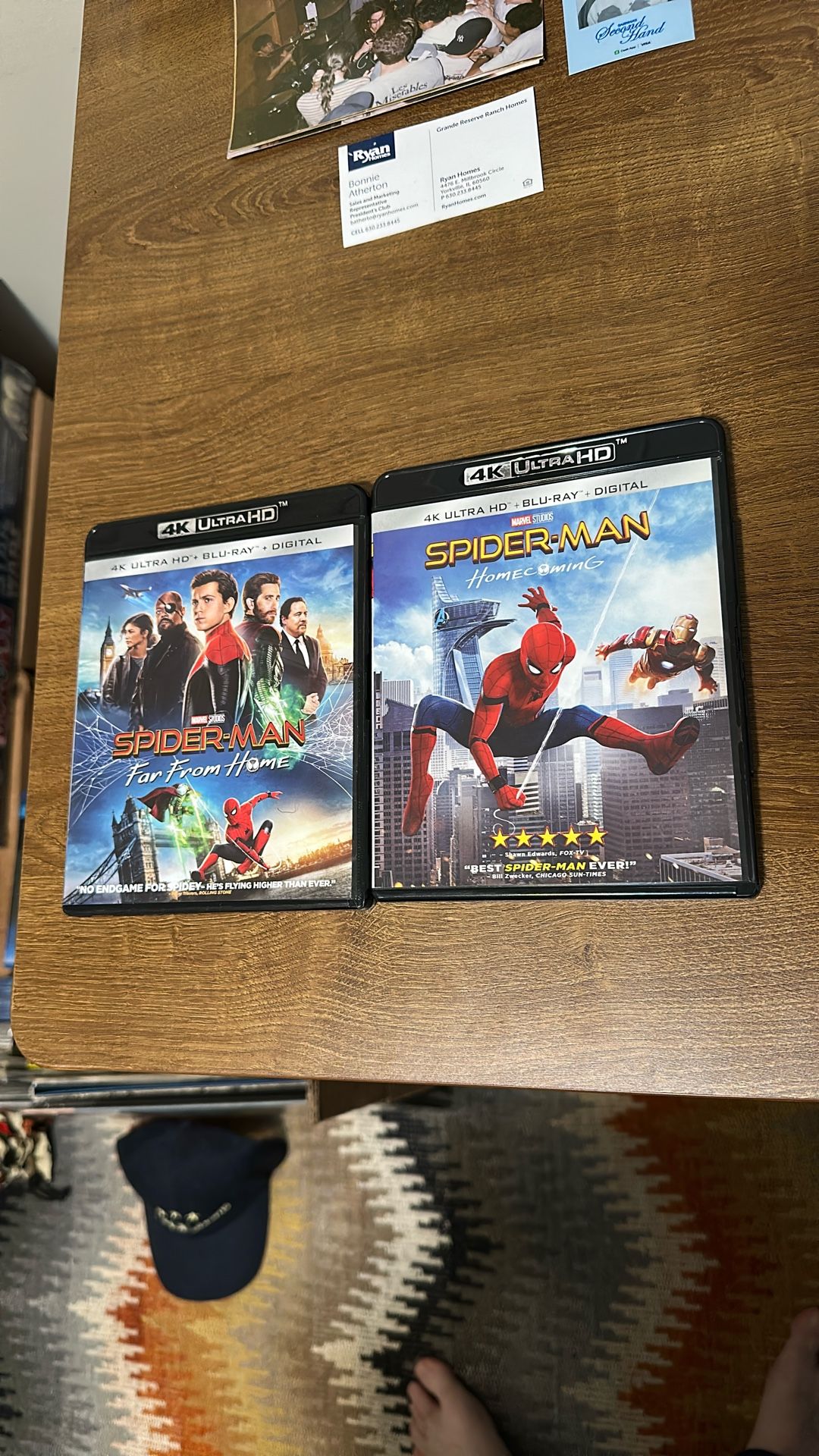 Marvel Spider-Man 4k Ultra HD Far From Home & Homecoming