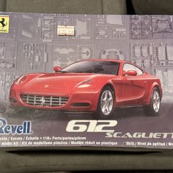 Revell Ferrari 612 Scaglietti 1:24 Scale Model Kit #85-2896. **New, Sealed Box**