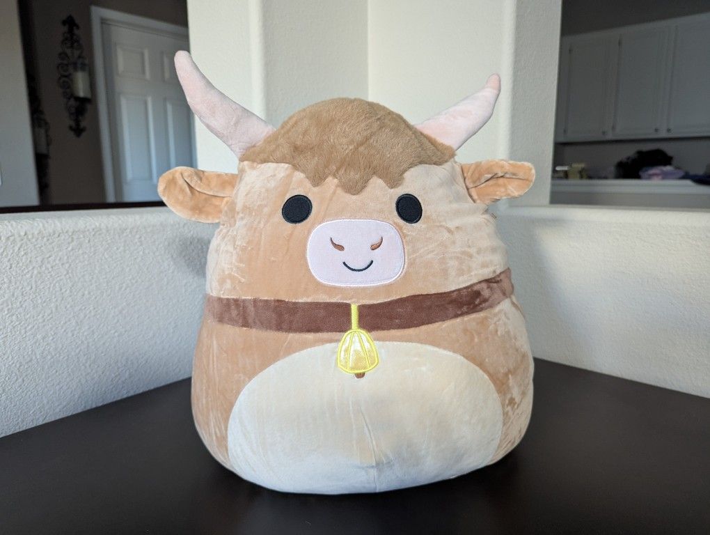 Squishmallows 16 inch Calton the Bull