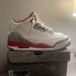 Jordan 3s Cardinal Red