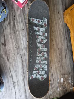Thrasher Magazine Rose Graphic Skateboard Deck