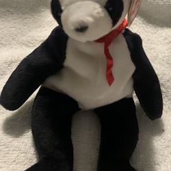 Original TY Beanie Baby Fortune the Panda Bear