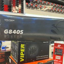 Wolf Box Dash Camera With Viper Alarm System And Jbl Screen With Apple Play 