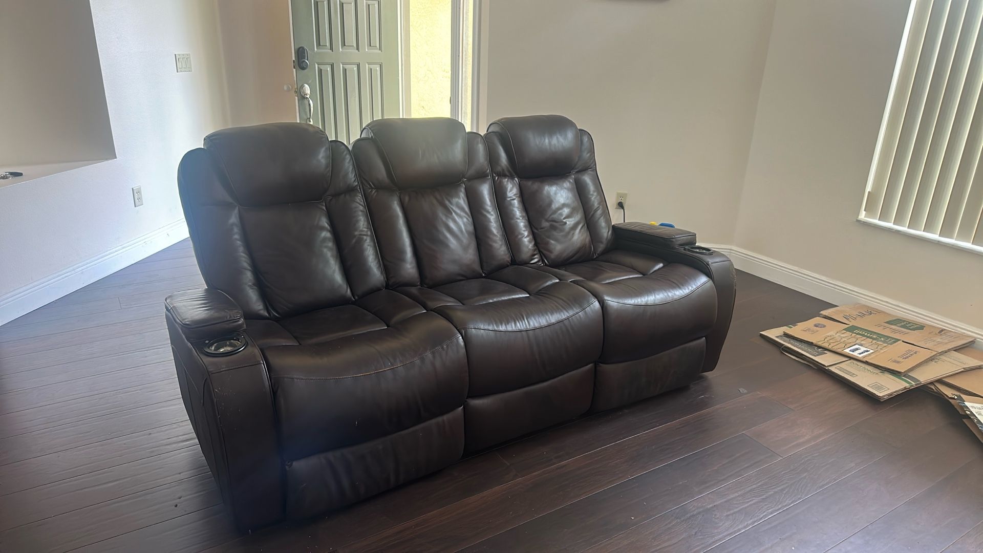 Brown Leather Couch For Sale