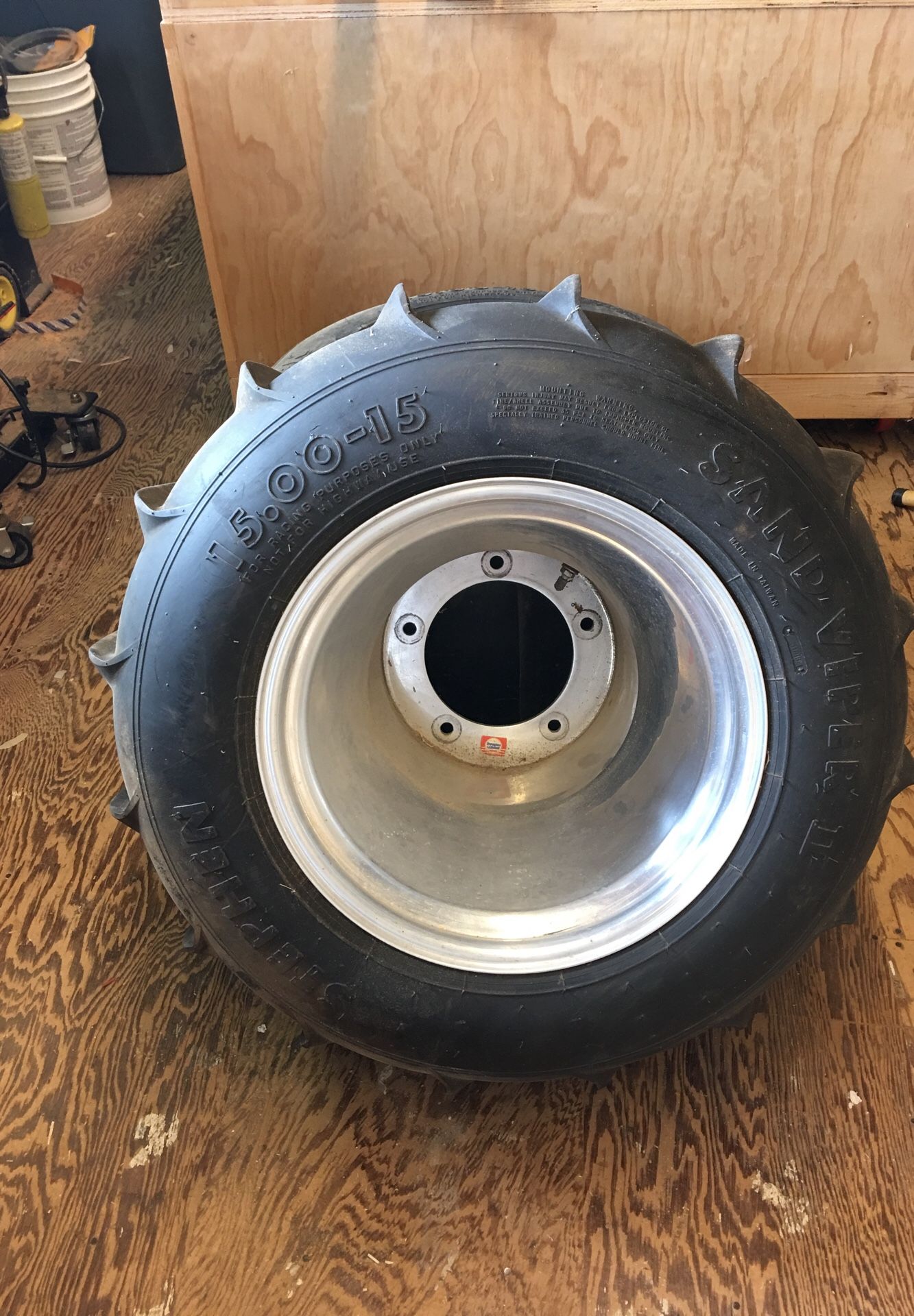 Sand Viper buggy paddle tires and wheels 15.00-15