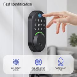 Fingerprint Door Lock for Front Door,Electronic Code Deadbolt