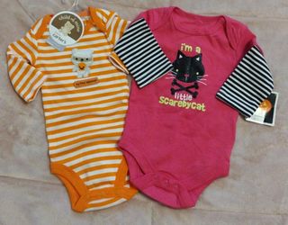 NWT Baby Halloween Bodysuit Lot Size Newborn 