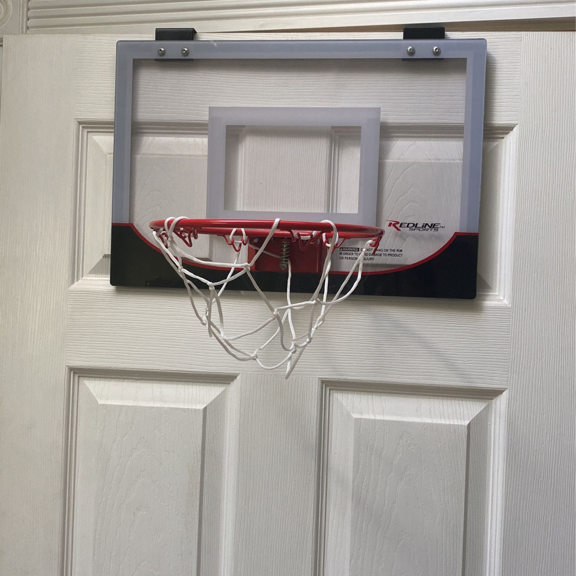 Over The Door Mini Basketball Hoop-Redline 