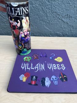 Disney Villains Mousepad & Tumbler Set