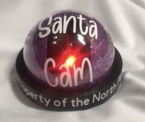 Flashing Light Santa Cam