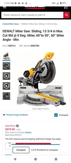 12inch. Dual Slide Compound Miter Saw