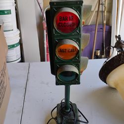 Vintage 1960s Bar Lamp Stop Light