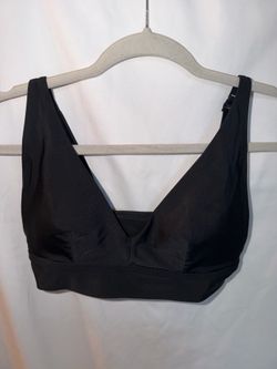 Women’s Bikini, Swimsuit Top, Aerie, Black, Size Medium