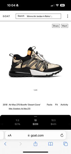 Air max 270 bowfin desert deals