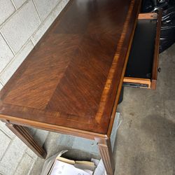 Desk And Matching File Cabinet