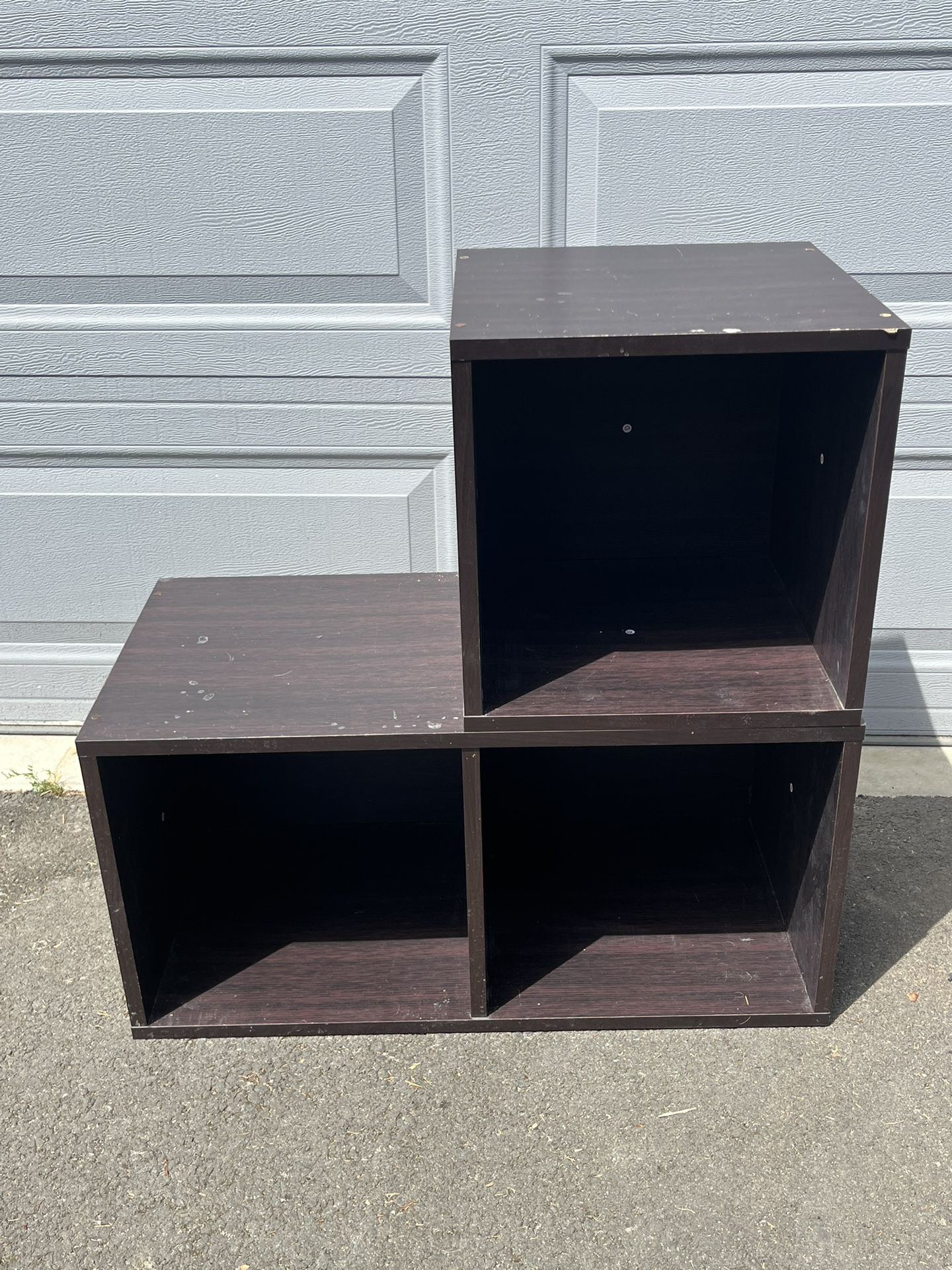 Brown Cube Shelf Shelves