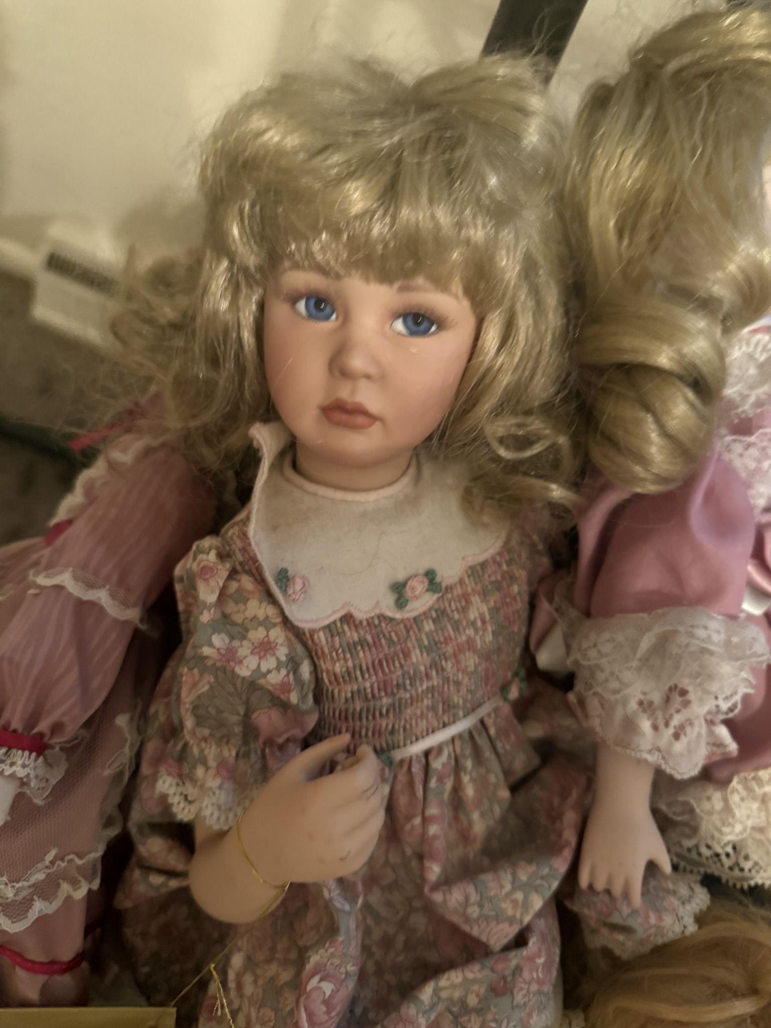 6 Vintage Porcelain Dolls
