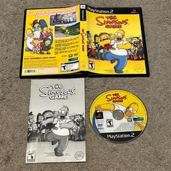 The Simpsons Game (Sony PlayStation 2, PS2, 2007) CIB Complete w/ Manual