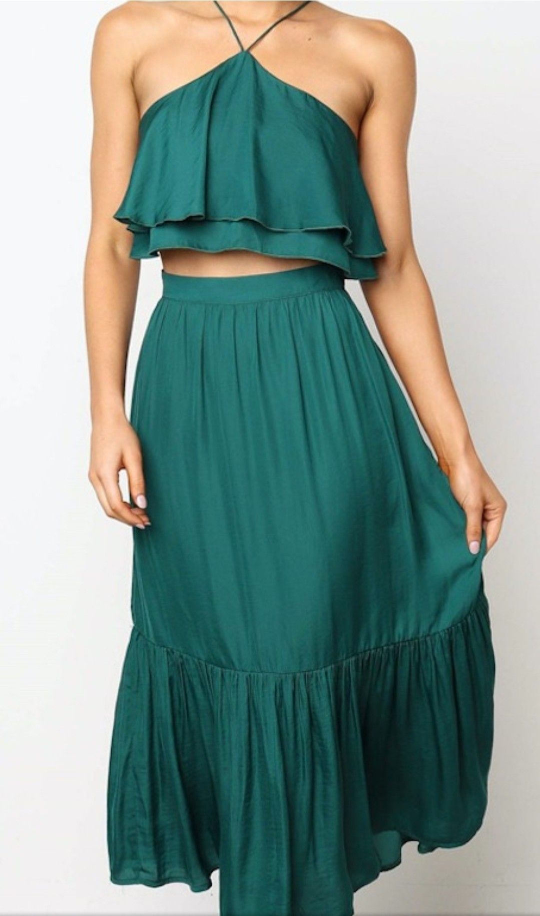 Two piece cami maxi set