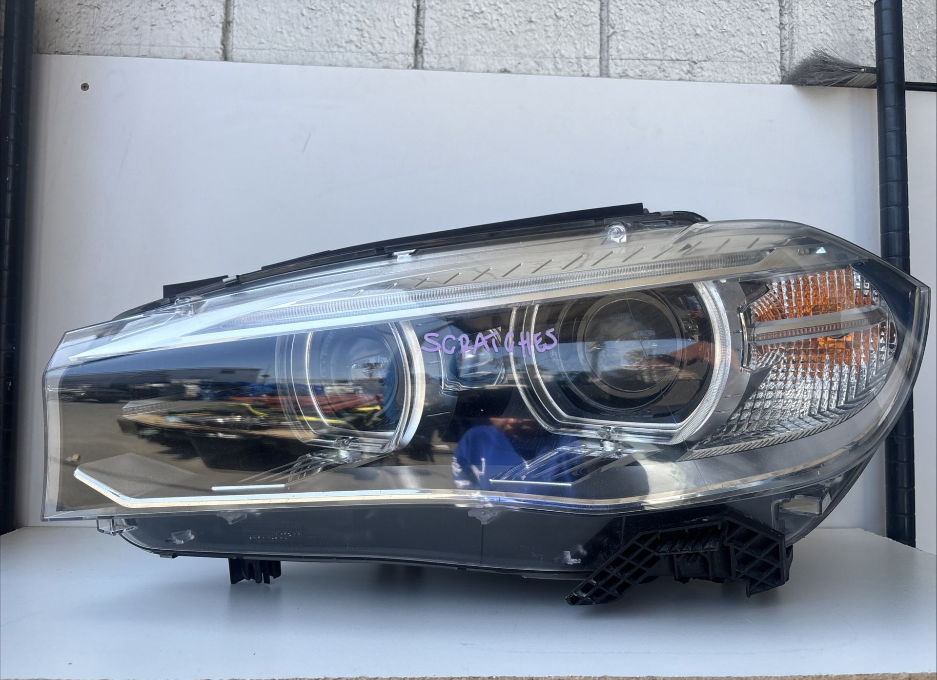 2014-2018 BMW X5 X5M X6 X6M XENON LEFT LH HEADLIGHT  OEM USED #5056