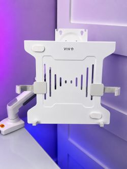 NB F80 Monitor Arm + VIVO Laptop Mount | White | Excellent Condition