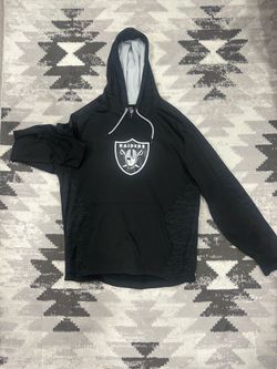 Raiders Black Hoodie Majestic size Large