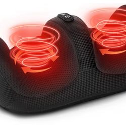 Medcursor Foot Massager with Heat - Foot and Calf Massager with Massage Roller, Deep Massage for Pla