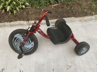 Kids tricycle great fun.