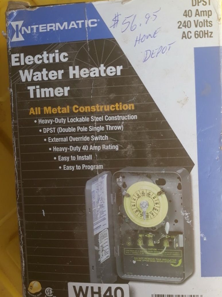 Electric Water Heater Timer
