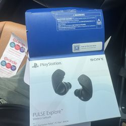 Black Ps5 Ear Buds 