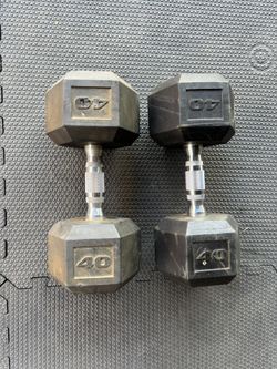 40lbs Dumbbells Weights Pair Set