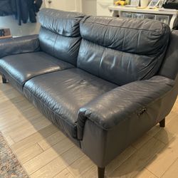Living Spaces Electric Reclining Sofa
