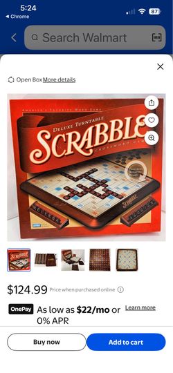 Deluxe Scrabble w/rotating board