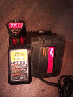 Milwaukee Quick Charger w/2 Batteries