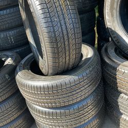 245/55/17    semi new four tires $300  Toyo