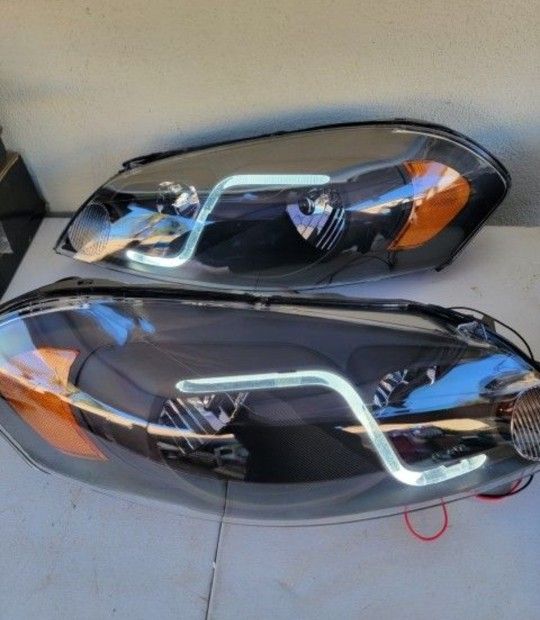 06-13 Chevrolet Impala 14-16 Impala Limited 06-07 Monte Carlo LED DRL Headlights Luces Micas Calaveras Faros Faroles Focos Headlamps Chevy