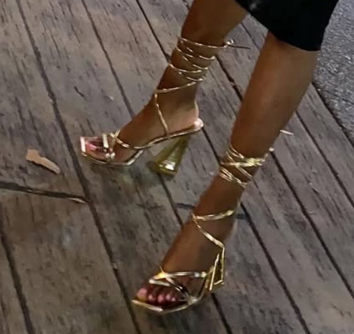 Dazzle Golden Heels