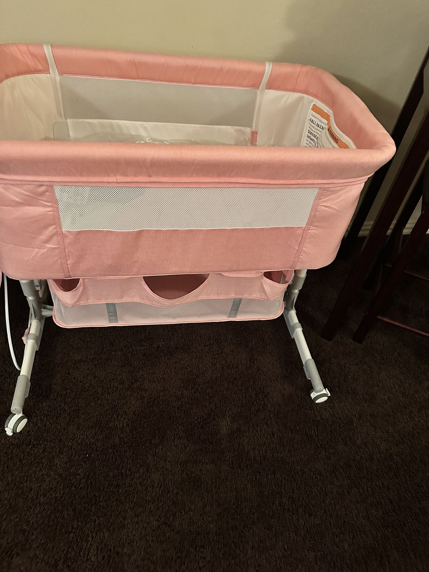 Pink bassinet