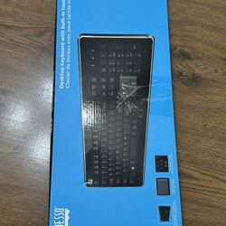 Adesso AKB-440UB SlimTouch Desktop Keyboard w/ Integrated Touchpad & Multimedia Hotkeys