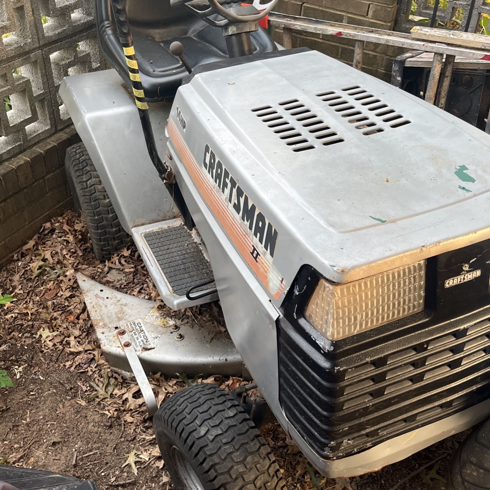 lawn tractor