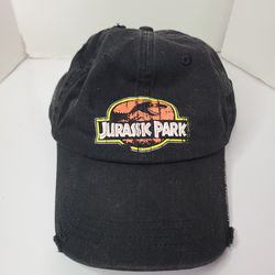 Universal Studios Exclusive Jurassic Park Black Baseball Cap Hat
